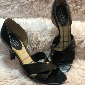COACH Patent Leather Heels